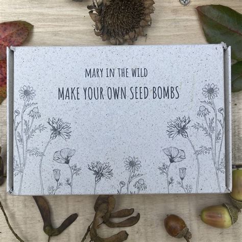 They only require a few ingredients and about an hour to make. Make Your Own Bee Friendly Seed Bomb Kit By Tribe Of Five ...