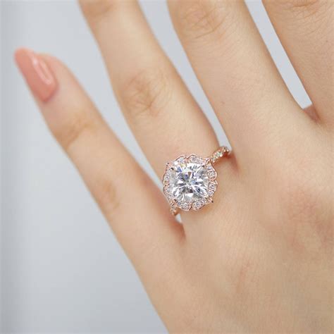 The options are unlimited, and. 14 Vintage-Inspired Flower Engagement Rings For Feminine ...