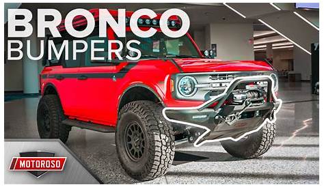 All the Bumper Options for the 2021+ New Ford Bronco – Motoroso Blog