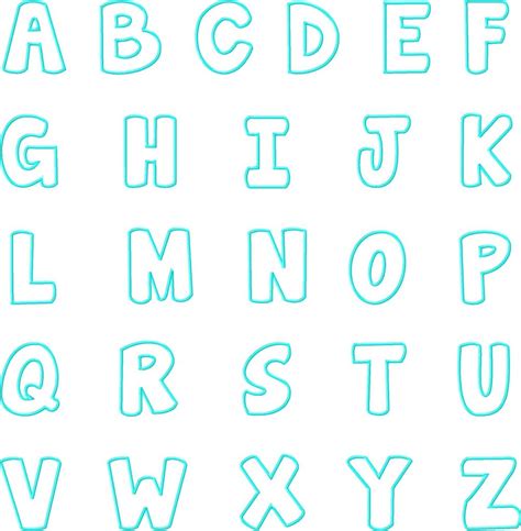 Free Printable Letter Stencils One Platform For Digital Solutions