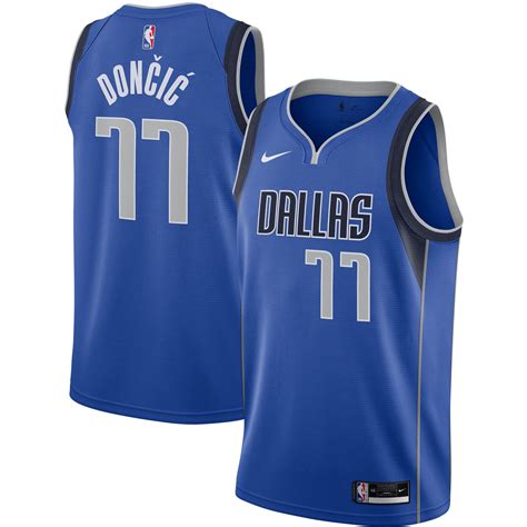 Mens Nike Luka Doncic Royal Dallas Mavericks 202021 Swingman Jersey Icon Edition
