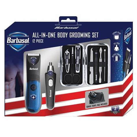 Barbasol 12 Piece All In One Body Grooming Kit