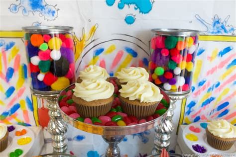 Art Birthday Party Ideas For Kids Moms And Munchkins