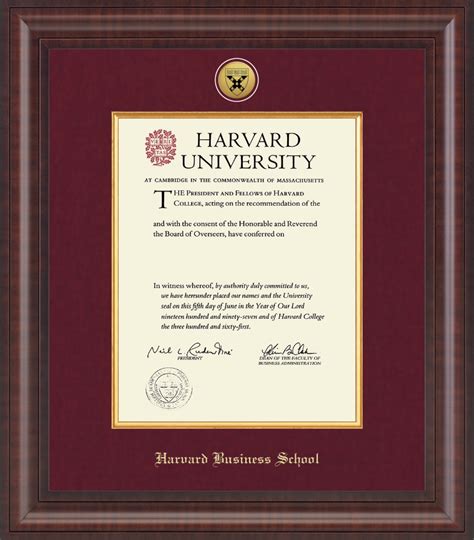Harvard Diploma Template