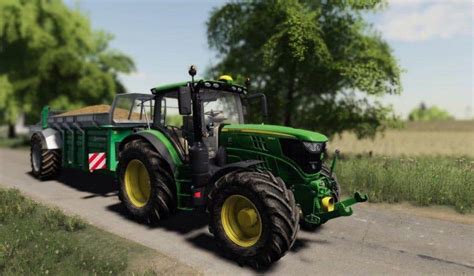 John Deere 6r Series 135 155r V100 Fs 19 Farming Simulator 2022 Mod