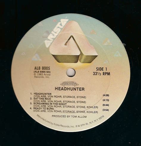 Krokus - Headhunter (1983, Vinyl) | Discogs