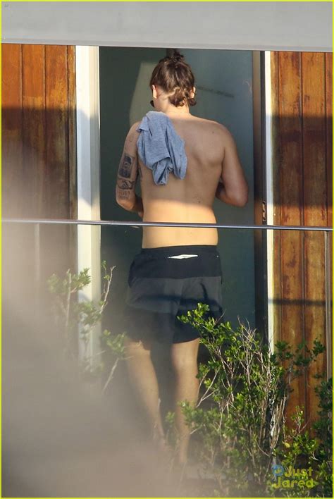 Harry Styles Goes Shirtless Again In Rio Photo 673295 Photo Gallery Just Jared Jr