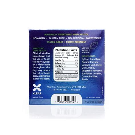 Check spelling or type a new query. Spry Natural Xylitol Chewing Gum (Natural Peppermint) 12 ...