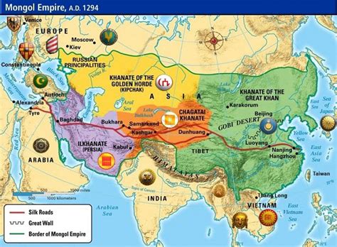 Mongol Empire Map Image Age Of Mongols Mod For Rise Of Nations