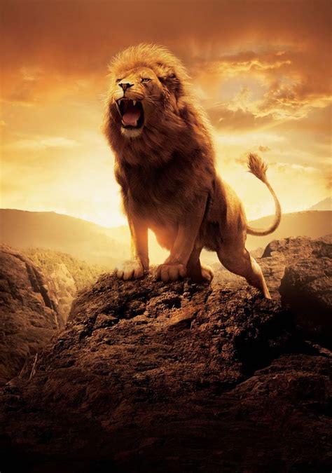 Promotional Art Of Aslan Roaring For The Chronicles Of Narnia The