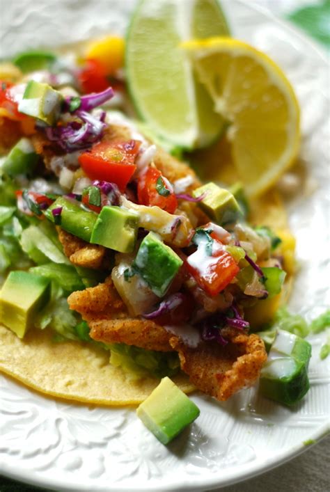 How to make baja fish tacos. maui fish tacos with tropical salsa & pineapple crema ...