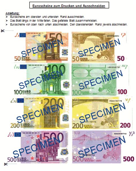 Kostenloses spielgeld zum ausdrucken from m3.paperblog.com. Spielgeld und Rechengeld zum Drucken und Ausschneiden