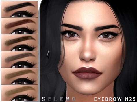 Selengs Eyebrows N25 Sims 4 Cc Eyes Sims 4 The Sims 4 Skin