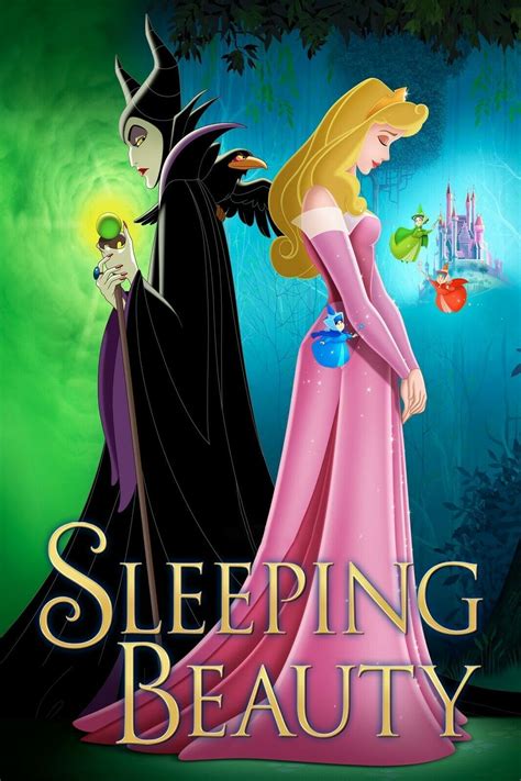 1959 Walt Disneys Sleeping Beauty Movie Poster Print Princess Aurora