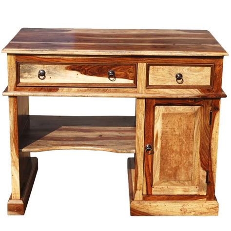 Solid Wood Computer Desk For Small Space