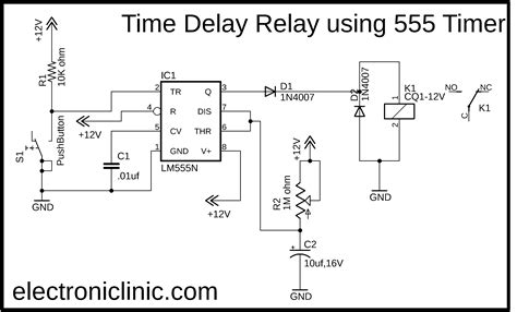 Time Delay Relay Using Timer Proteus Simulation And PCB Design