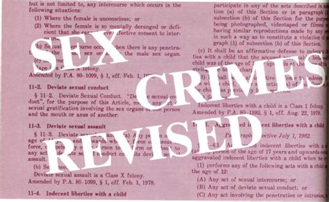 sex crimes revisited