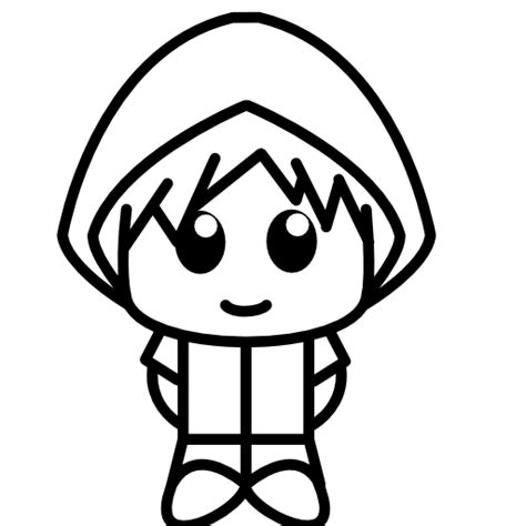 Anime Boy With Hood Free People Icons