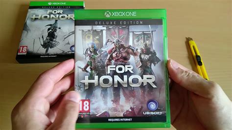For Honor Deluxe Edition Xbox One Unboxing By Mg Youtube