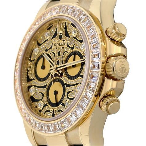 The rolex daytona has been in production since 1963. Rolex Cosmograph Daytona Eye of The Tiger Pave Diamond ...