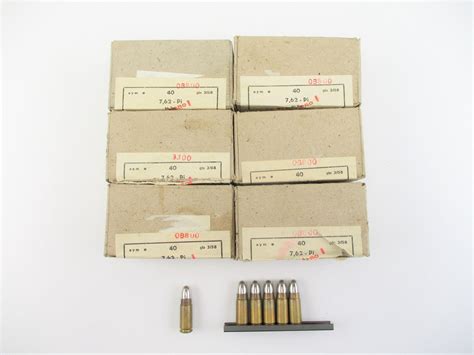 Czech Military 762x25 Tokarev Ammo Switzers Auction And Appraisal Service