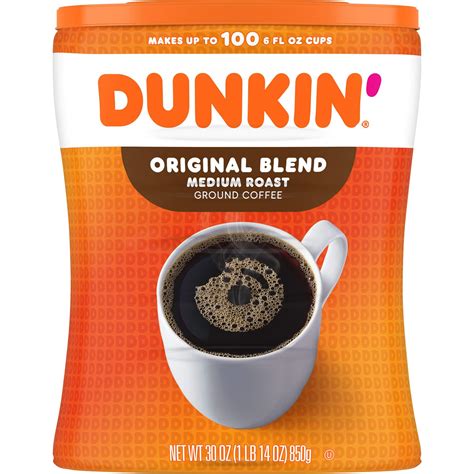 Buy Dunkin' Original Blend Medium Roast Ground Coffee, 30 Ounce Online