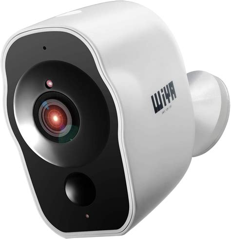 Wiya Outdoor Security Camera 1080p Wifi Wireless Rechargeable Battery