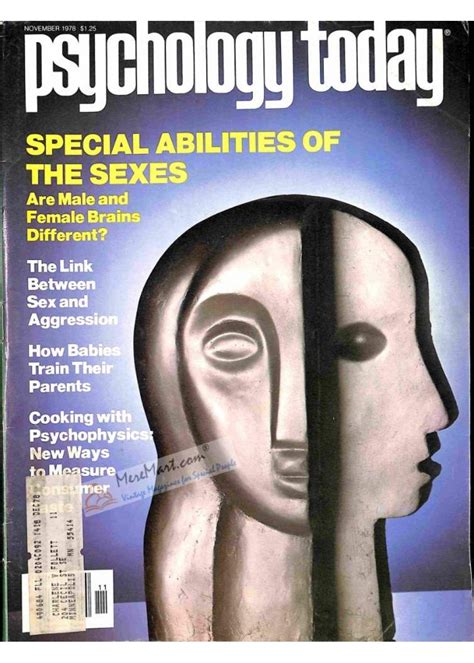 Cover Print Of Psychology Today November 1978