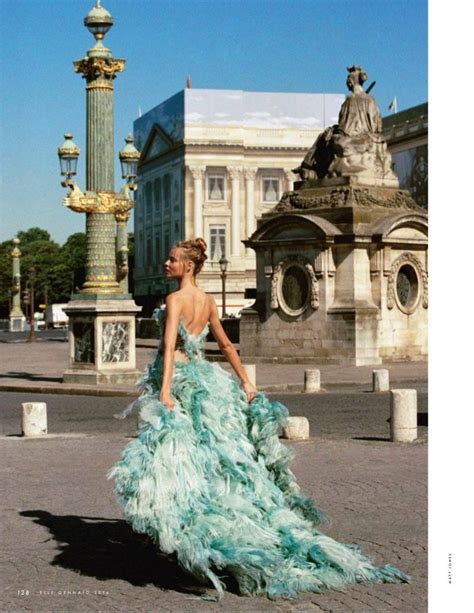 Magdalena Frackowiak Wears Impressive Couture Gowns In Elle Italy
