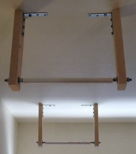 How To Store A Ladder On The Garage Ceiling Like A Pro