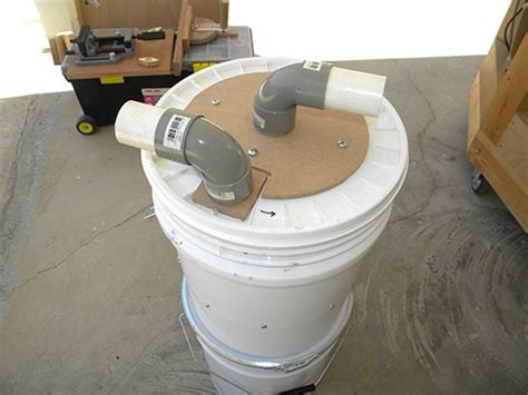 Mini Cyclone Bucket Dust Collector 7 Steps Instructables