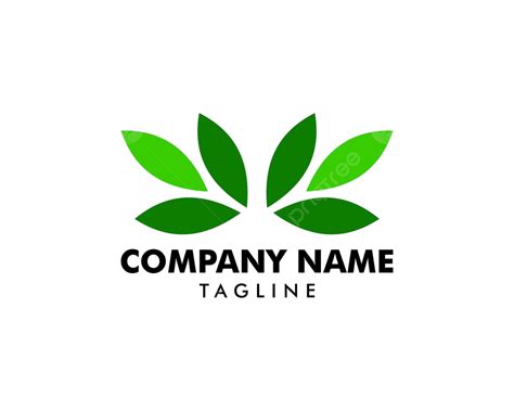 خلاصة الورقة الخضراء شعار رمز مكافحة ناقلات تصميم شعار الشركة عنصر