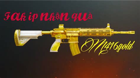 This is the most famous skin of m416 and i like this skin just because it's the only skin till now in pubg mobile which has on hit effect and if you play. Fak ip Nhận Quà Miễn Phí PUBG Mobile| Skin M416 Gold| PUBG ...