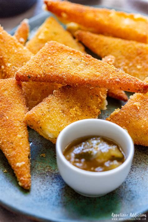 Fried Manchego Cheese Recipe Appetizer Addiction