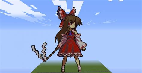 Touhou Project Hakurei Reimu Minecraft Map