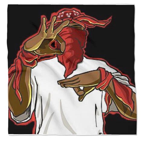 Download, share or upload your own one! Crenshaw blood gang sign bandana from RageOn! | Los Angeles