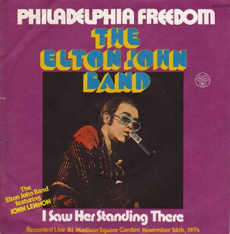 The Elton John Band* - Philadelphia Freedom (1975, Vinyl) | Discogs