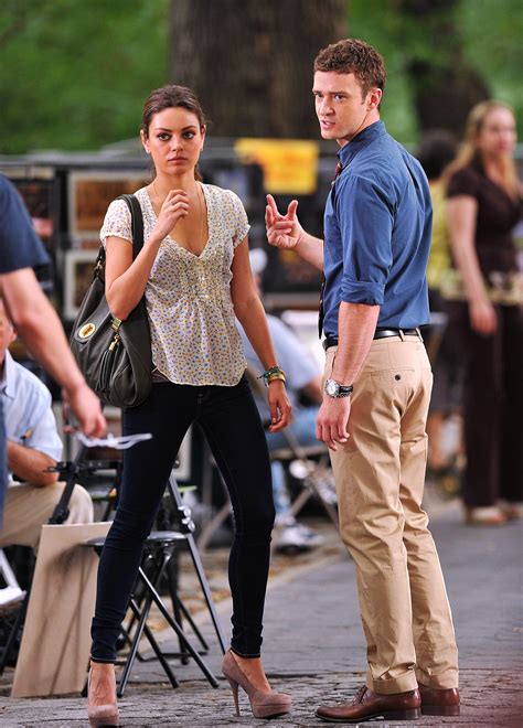 Pictures Of Justin Timberlake And Mila Kunis Filming Friends With Benefits In Nyc Popsugar