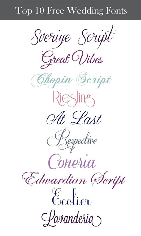 Incredible Best Free Wedding Handwriting Fonts Simple Ideas Typography Art Ideas