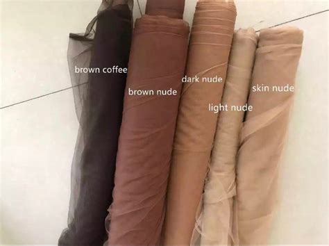 Choose Your Skin Colour Soft Stretch Net Illusion Fabric Tulle Mesh