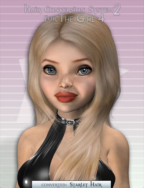 Hair Conversion System Ii For Girl 4 Addon Daz 3d