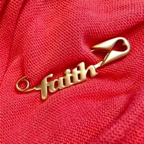 Inspiring Safety Pin By Inspired Pins Faith Pin Etsy