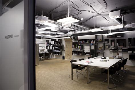 An exposed basement ceiling is when the structural and mechanical designs like trusses, joists exposed basement ceiling in black and gray. Future Lab, Kuoni Headquarters, Zurich - design by ...