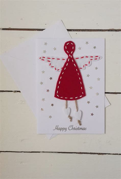 Fairy Christmas Card By Handmadebyhoppy On Etsy Christmas Fairy