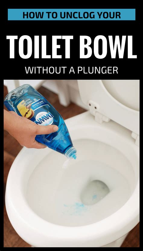 They have a rubber or plastic arm specially shaped to fit into the toilet drain to prevent the porcelain from being scratched. How To Unclog Your Toilet Bowl Without A Plunger ...