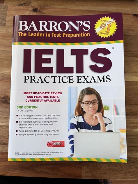 Barron 27s Test Prep Ser 3A IELTS Practice Exams With MP3 CD By Lin