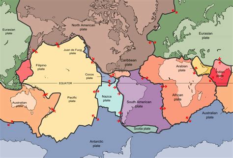 Earths Tectonic Plates Physical Geography