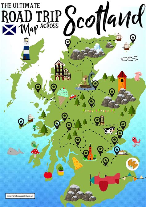 Ultimate Map Of Things To See When Visiting Scotland