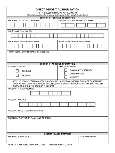 Dfas Form 1059 Fill Out And Sign Online Dochub