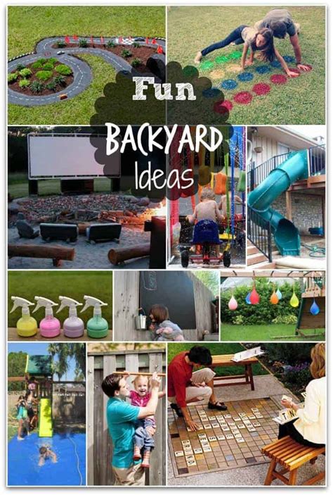 But if your older there's many other inappropriate things to do. Fun Backyard Ideas - these DIY ideas will make summertime ...